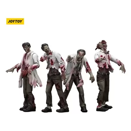 Zombie Dark Source akčné figúrky 4-Pack Vedci (Muži) 8 cm produktová fotografia