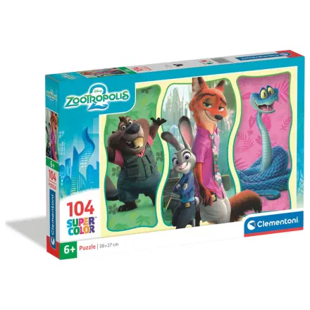 Zootopia 2 puzzle 104 kusov produktová fotografia